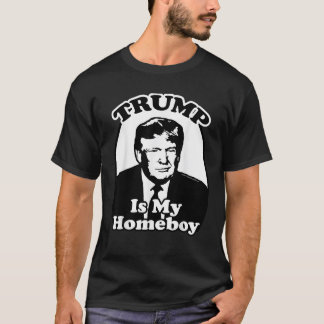 Trump är min Homeboy Donald Trump Retro T Shirt