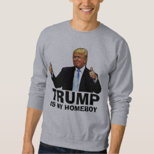 TRUMP ÄR MIN KOMPIS 2024 T-Shirts Lång Ärmad Tröja