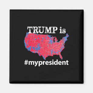 Trump Är Min President Hashtag Usa Val 2016 Ma Magnet