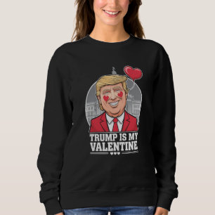Trump är min valentin Retro Alla hjärtans dag T Shirt