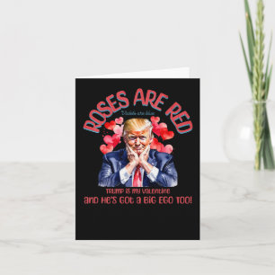 Trump är min valentin Trump är min valentin Svett Kort