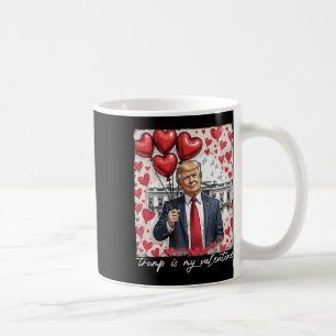 Trump är min Valentine Funny Trump Valentines day Kaffemugg