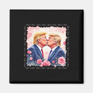 Trump är min valentine-tröja - Trump Alla hjärtans Magnet