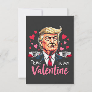 Trump är My Valentine Inauguration Day President Tack Kort