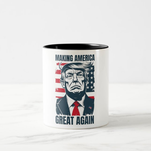 Trump är president kaffemugg (Center)