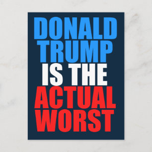 Trump är värst vykort