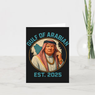 Trump Arabian Bukt 2025 Funny Trump Bukt i Arabien Kort