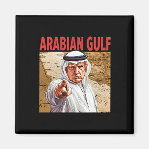 Trump Arabian Bukt 2025 Funny Trump Bukt i Arabien Magnet