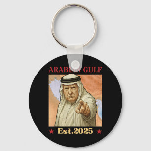 Trump Arabian Bukt 2025 - Lustigt Trump Bukt i ara Nyckelring