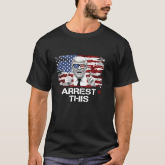 Trump Arrest this underliga Trump 2024 dömd Felon T Shirt