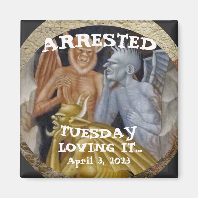 Trump Arrested Magnet (Framsidan)