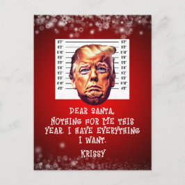 Trump arresterad Drömmar blir verklighet Jul Vykort