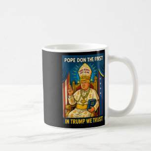 Trump As Vatican Church Pope - Pope Trump Meme Kaffemugg