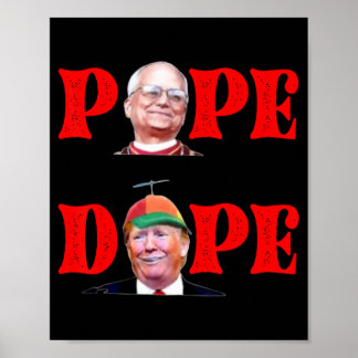 Trump As Vatican Church Pope Trump Funny Vatican C Poster