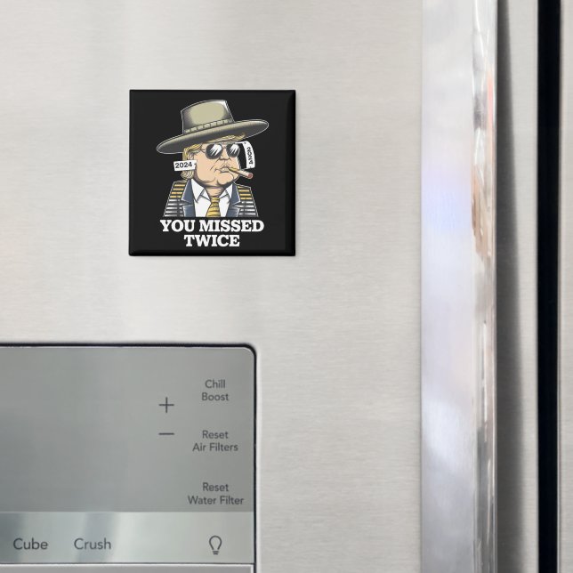 Trump Assination Attempt Trump 2024 du missade Magnet (In Situ (Fridge))