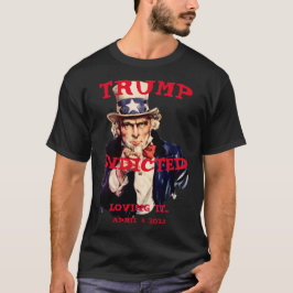 Trump åtalad tisdag 2023 Farbrar Sam T Shirt