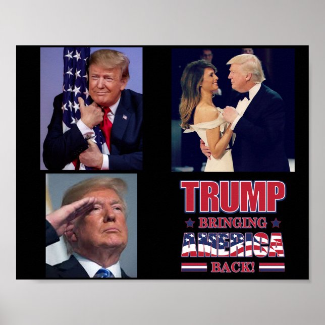 Trump - återställer Amerika Poster (Framsidan)