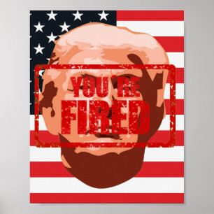 Trump att du är avgjord från Party Poster