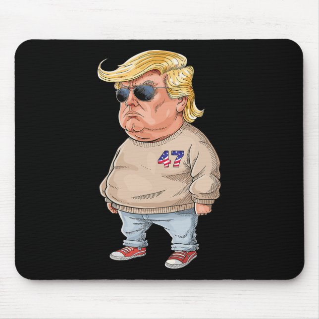 Trump att jag bara är en Chill-grabbar, 2024 Meme Musmatta (Framsidan)