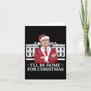 Trump att jag kommer hem till jul Whitehouse 2024 Kort