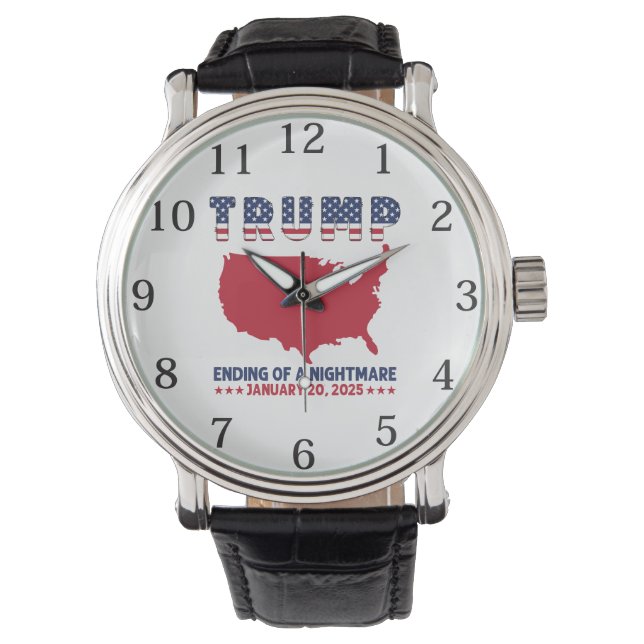 Trump Avslutar En Mardröm  Armbandsur (Framsida)