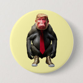 Trump Baboon Button Knapp