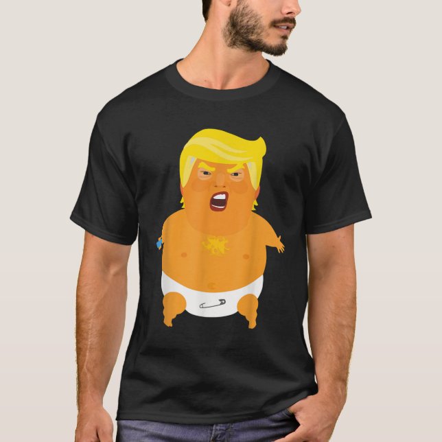 Trump Baby Balloon T Shirt (Framsida)