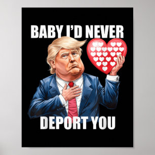 Trump Baby jag aldrig skulle deportera dig. Poster