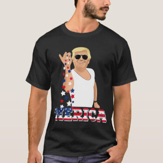 Trump Bae 4:e juli Trump Salt Freedom T-S T Shirt