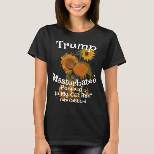 Trump bajsade onanerade strumpbyrålåda Tulsi Gabba T Shirt