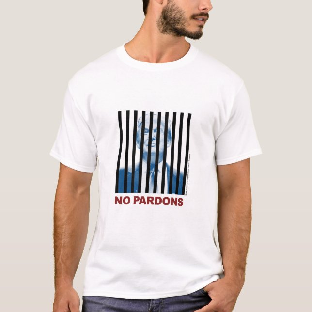 Trump bakom Pub - inga pardon 3 T Shirt (Framsida)
