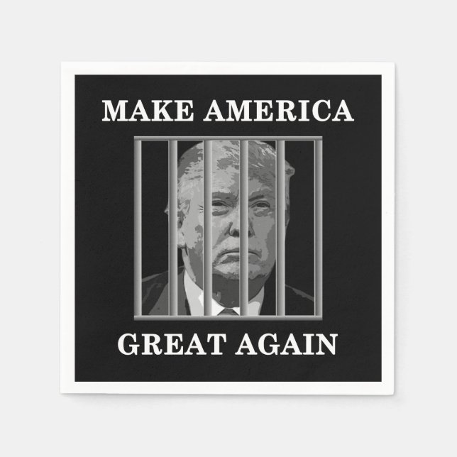 Trump bakom Pub Pappersservett (Framsidan)