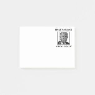 Trump bakom Pub Post-it Block