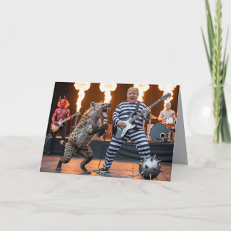 Trump Band From Hell Greeting Card Kort