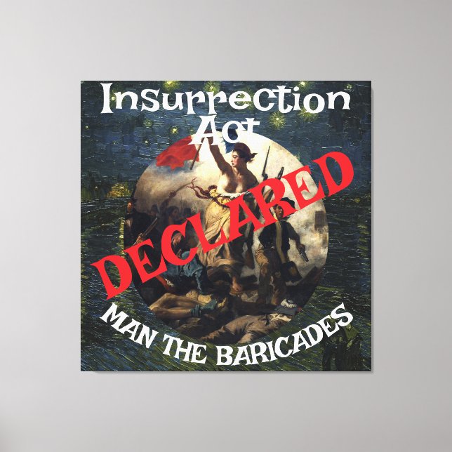 Trump Bans Fornication Adultery Blue States Canvastryck (Framsida)