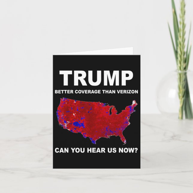 Trump Bättre Täckning Politik  Kort (Framsida)
