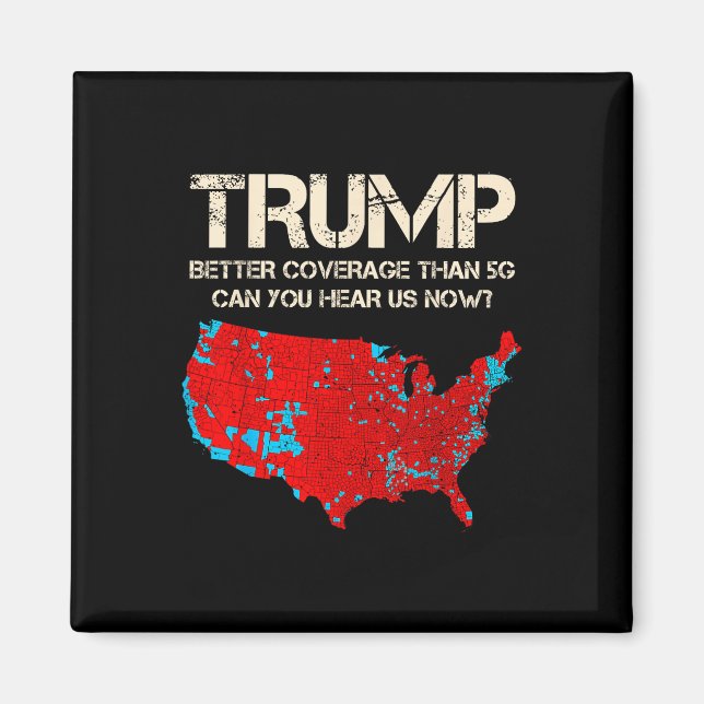 Trump bättre Täckning Trump Inauguration Magnet (Framsidan)