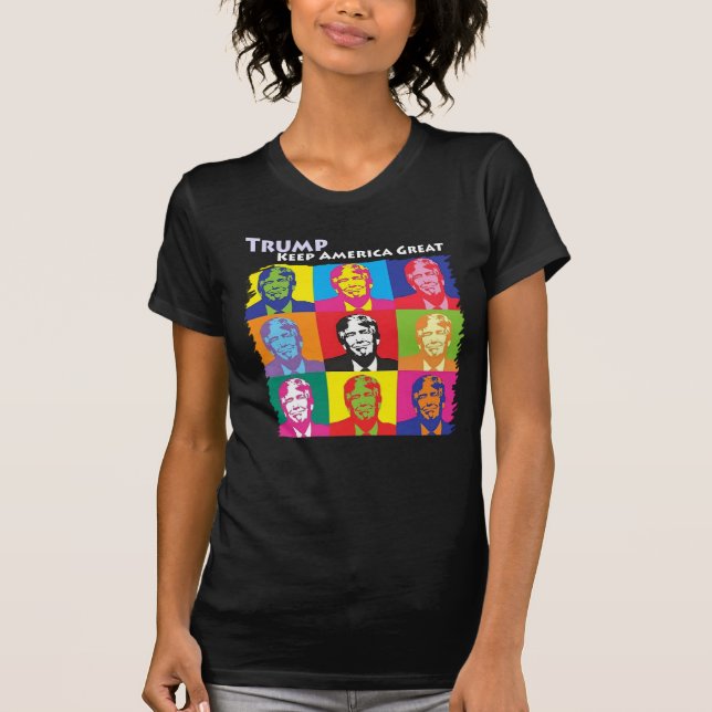 Trump Behålla America Underbarare Shirt T Shirt (Framsida)