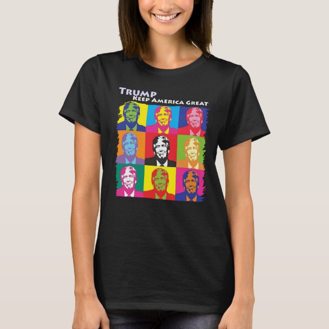 Trump Behålla America Underbarare Shirt T Shirt (Framsida)