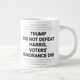 Trump Besegrade Inte Harris Jumbo Mugg
