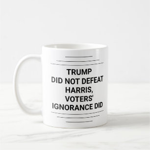 Trump Besegrade Inte Harris Kaffemugg