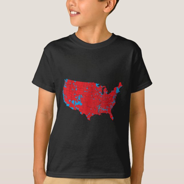 Trump Better Coverage 2024 Val Interactive M T Shirt (Framsida)