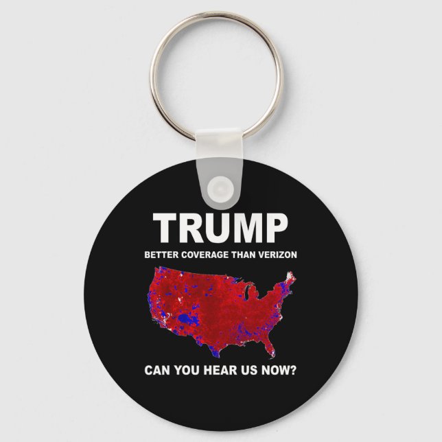 Trump Better Coverage Politik Nyckelring (Framsida)
