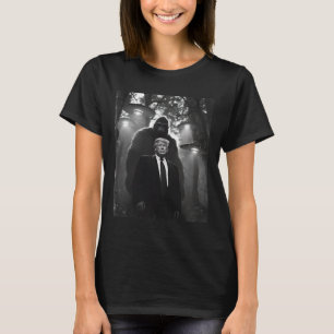 Trump Bigfoot Ufo Alienmöte Uap Invasion Kon T Shirt