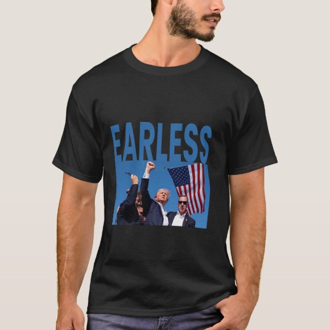 Trump Biggest Fläkt earless T Shirt (Framsida)
