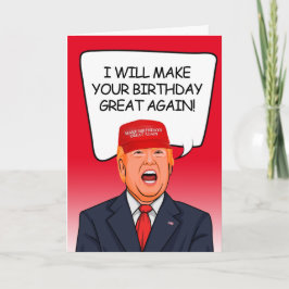 Trump Birthday - jag ska göra din födelsedag under Kort