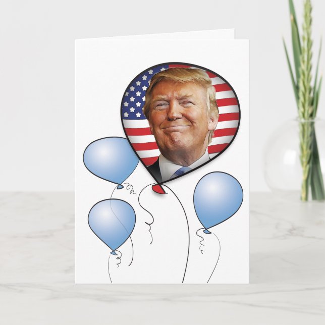 Trump Birthday Kort (Framsida)