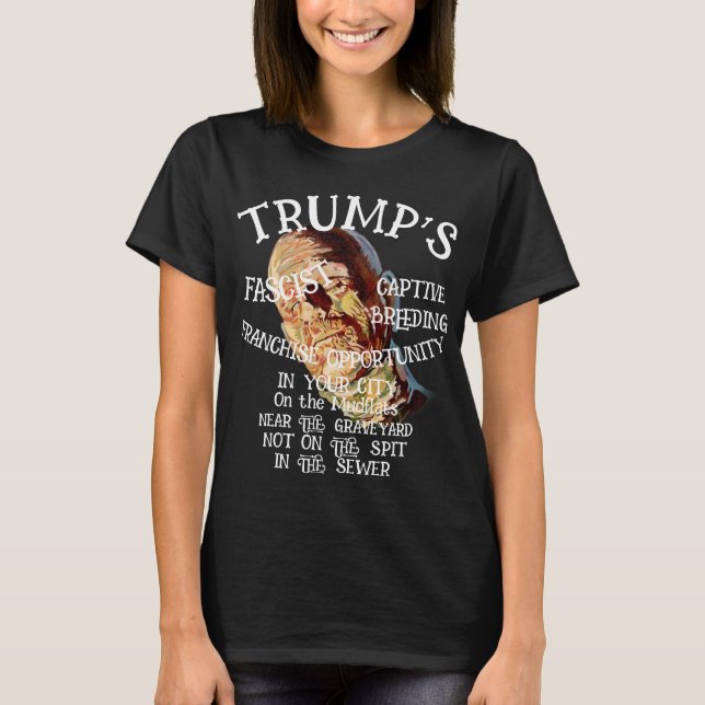 Trump Black Shirts Sturmabteilung Hess Goring WH T Shirt (Framsida)