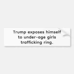 Trump Blottar Sig För Ring Hankamer Artjunkhaus Bildekal