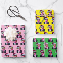 Trump Blowing Bubble Gum Christmas